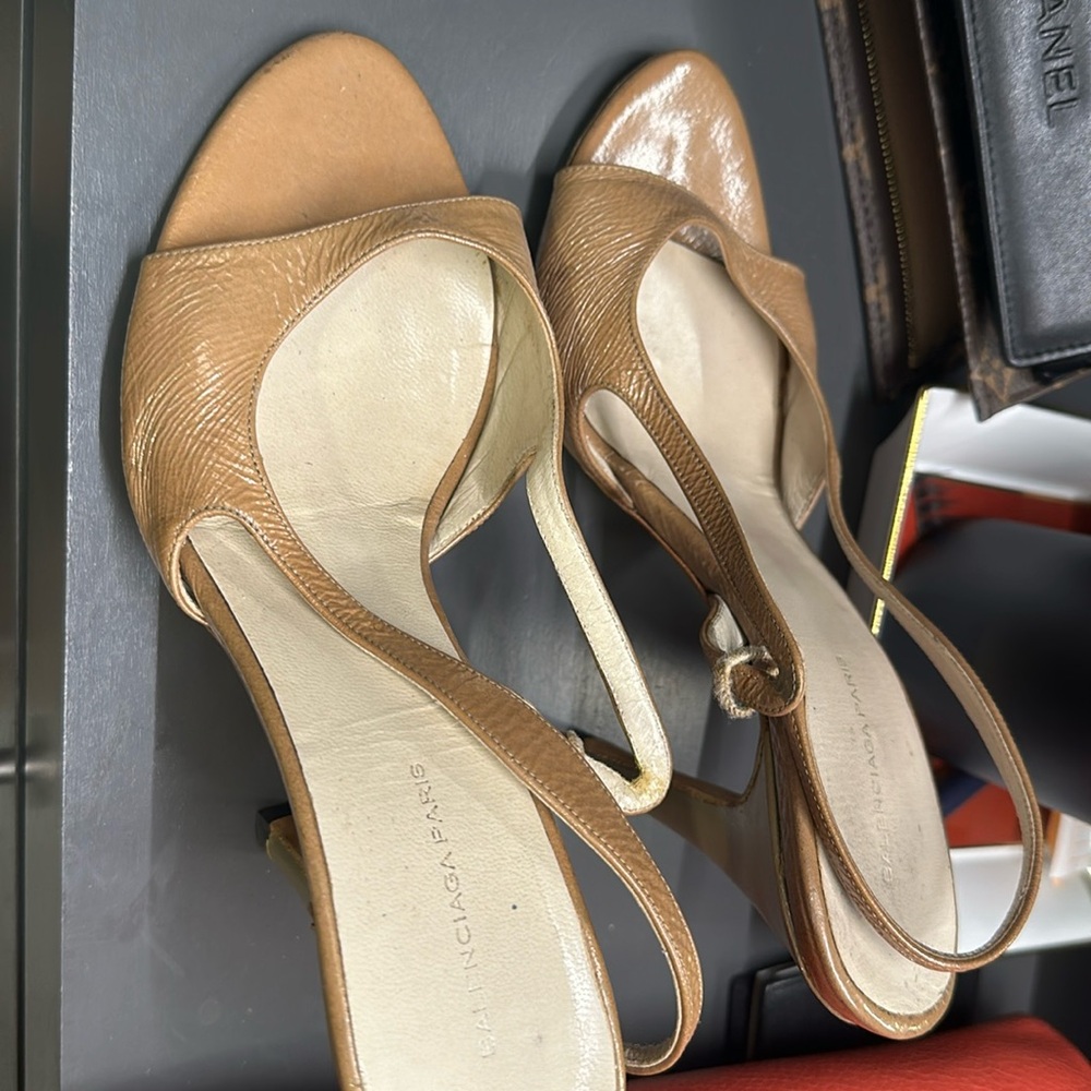 Balenciaga strappy heels